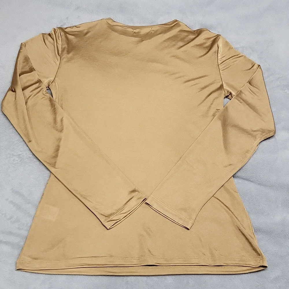 NWOT LEITH Golden Top - Picture 3 of 8